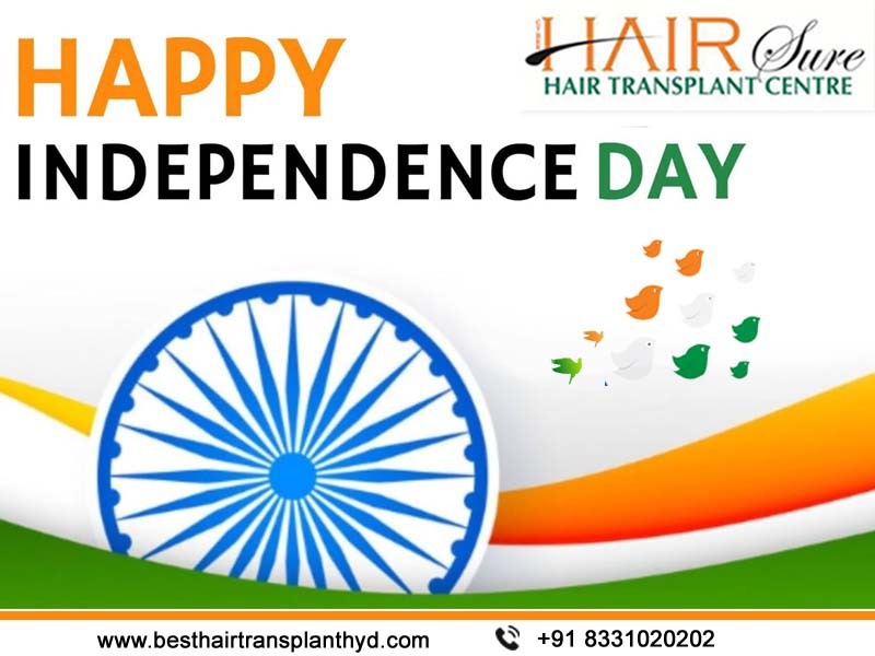 Wishing You a Very Happy Independence Day –– Cyber Hair Sure