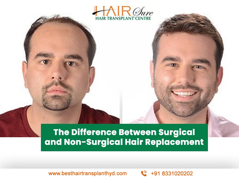 The Difference Between Surgical and Non-Surgical Hair Replacement