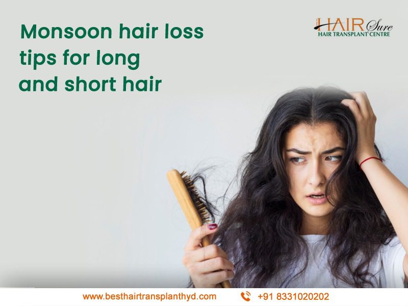 Monsoon hair loss tips for long and short hair