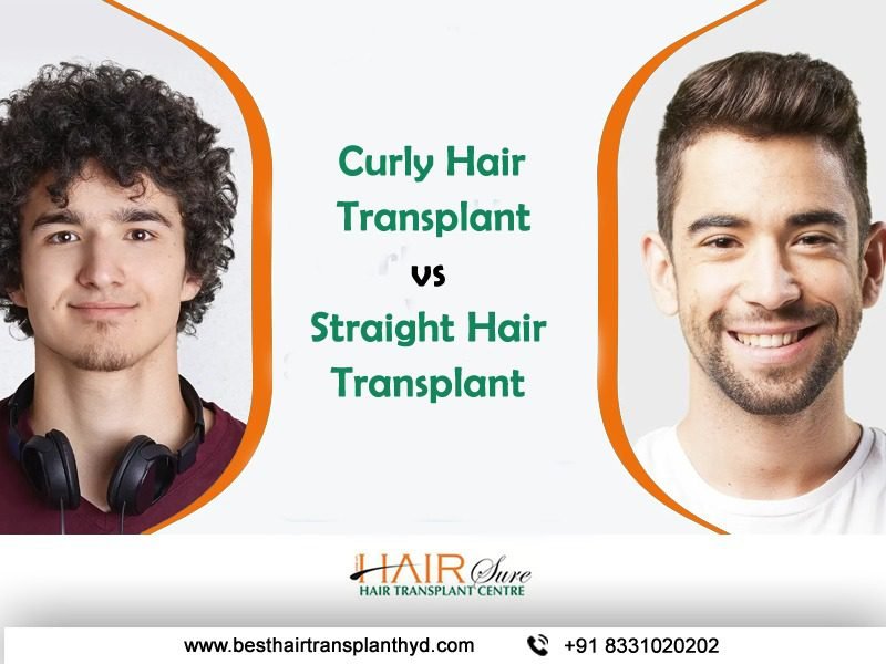 Curly Hair Transplant Vs Straight Hair Transplant Cyber Hairsure