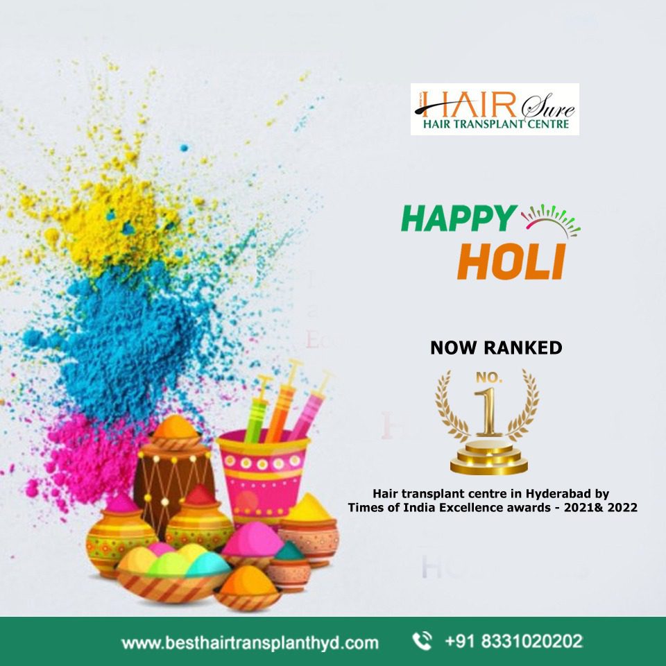 Wish You Happy Holi Cyber Hair Sure Clinic
